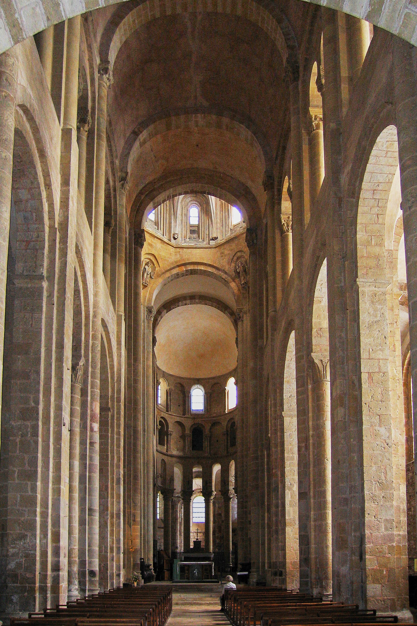 Tag 6: Von Espeyrac nach Conques, Romanische Klosterkirche Sainte-Foy