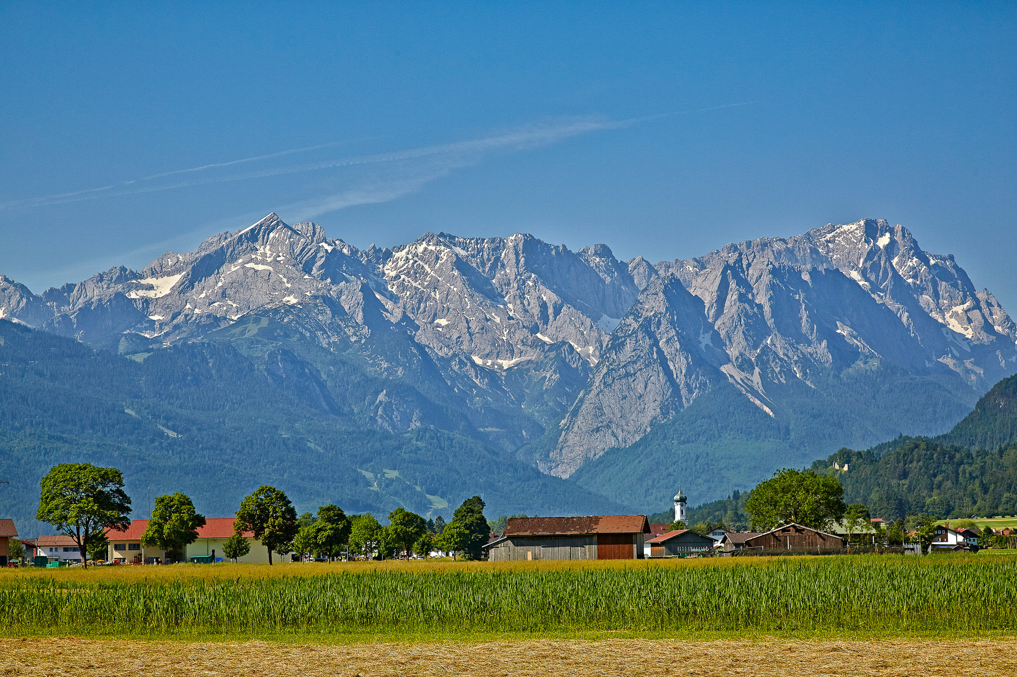 Wetterstein Gebirge bei Garmisch-Partenkirchen