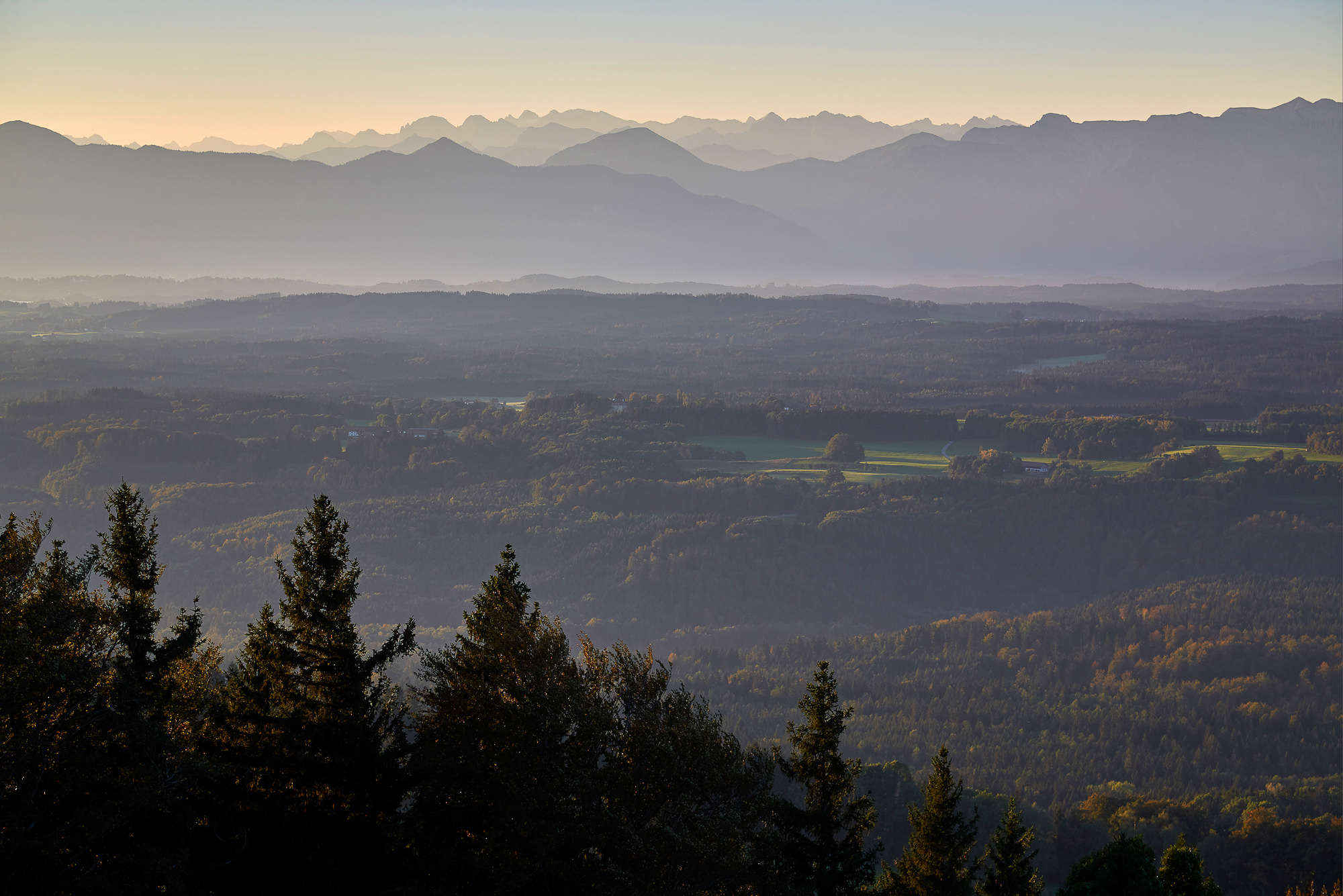 Herbstmorgen am Hohen Peißenberg