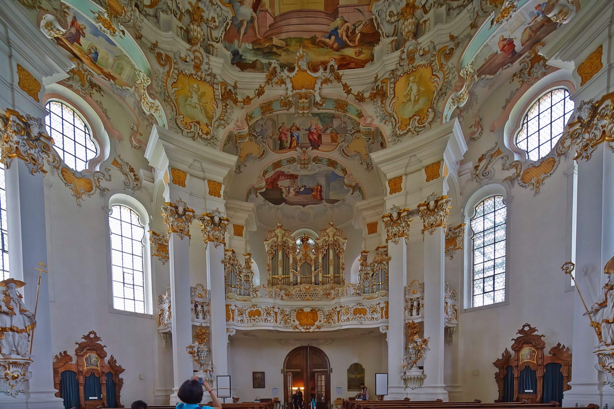 pilgrimage church Wieskirche, organ